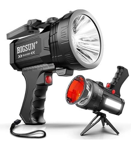 BIGSUN Q984Pro Rechargeable LED Spotlight Flashlight